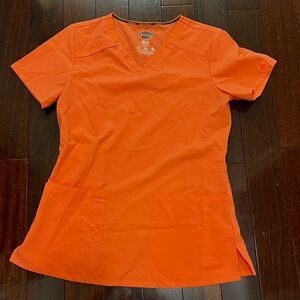 Dickies Peach Fitted Scrub top